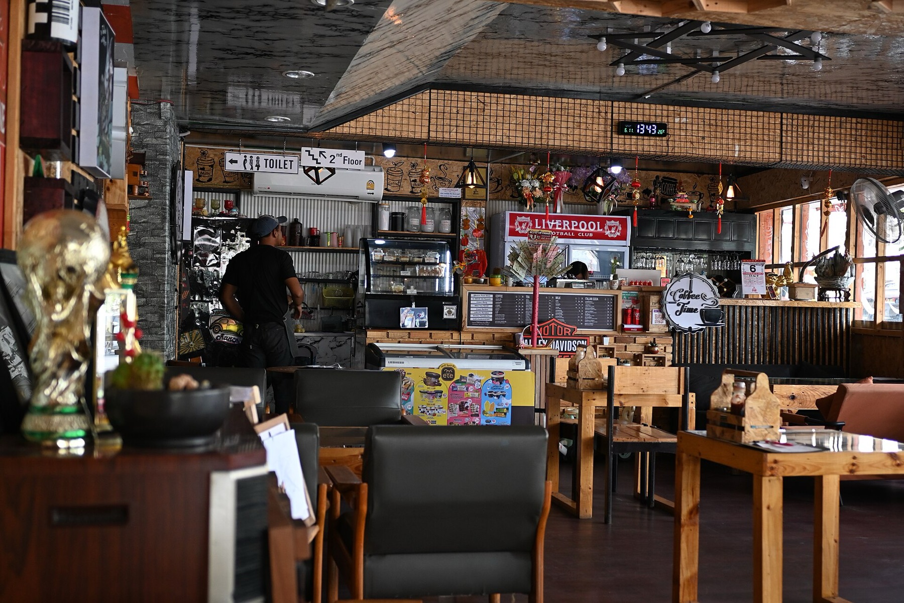 カフェの店内風景